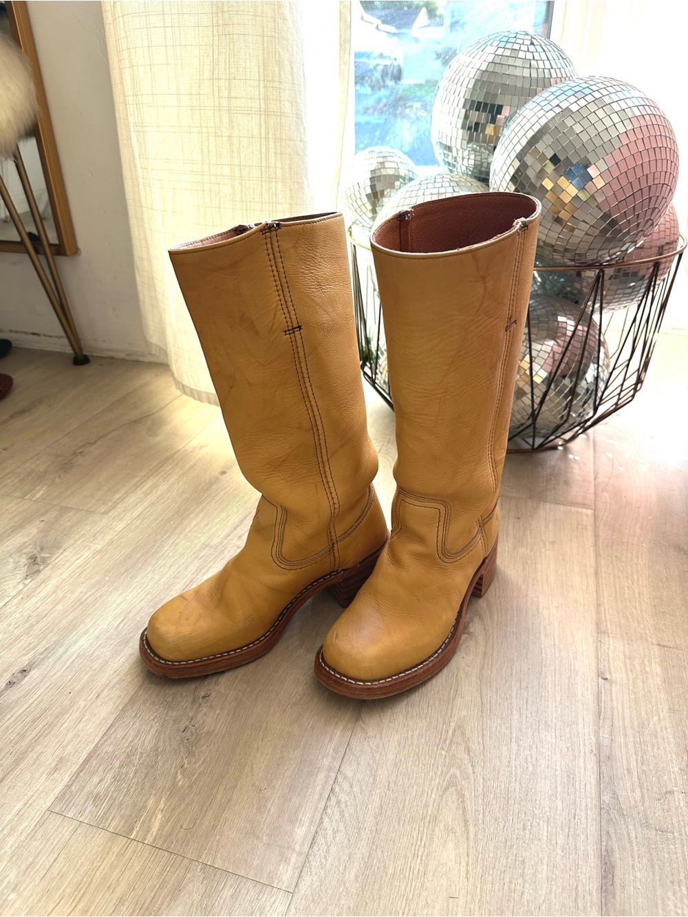 Frye Campus 14L Boot in color Banana